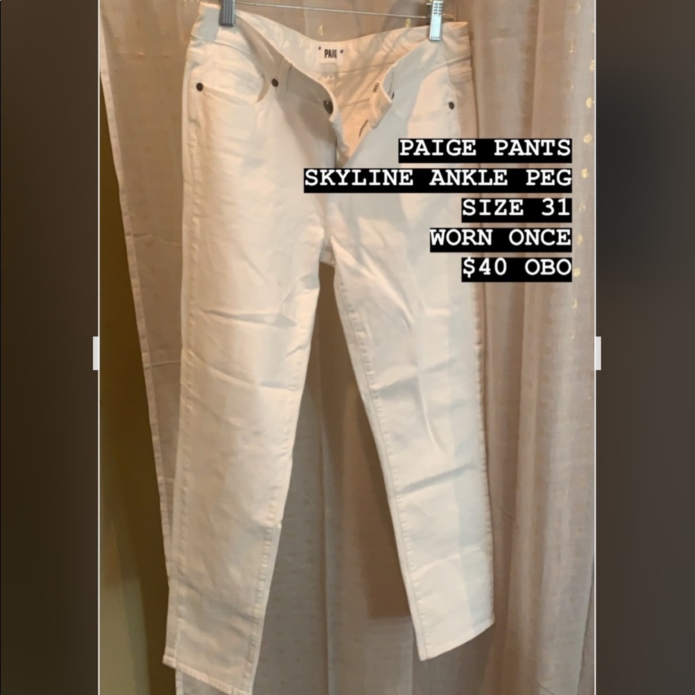 PAIGE PEG LEG PANTS